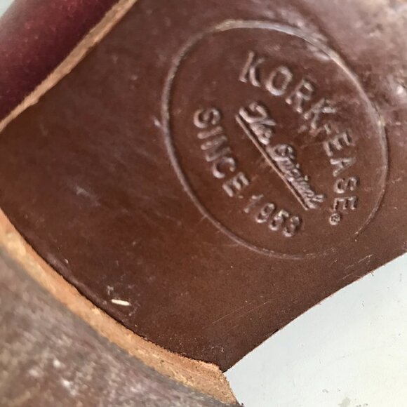 Kork Ease Burgundy Mindo Chelsea Ankle Boot Size 7.5 - Picture 10 of 11